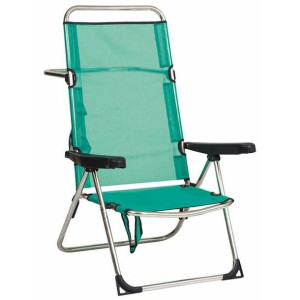 Fotel plażowy Alco 65 x 60 x 100 cm Kolor Zielony