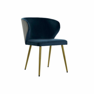 Krzesło DKD Home Decor Metal Poliester (58 x 58 x 78 cm)