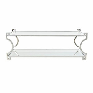 Stolik DKD Home Decor Szkło Stal nierdzewna (130 x 60 x 45 cm)