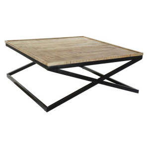 Stolik DKD Home Decor 120 x 120 x 55 cm Metal Drewno Aluminium