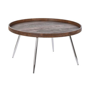 Stolik DKD Home Decor MDF Stal (78 x 78 x 41,5 cm)
