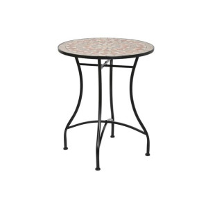 Stolik DKD Home Decor Brązowy Metal Piedra (60 x 60 x 72 cm)