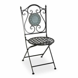 Záhradná stolička Versa Mozaika Turkusowy Metal (50 x 92 x 39 cm)