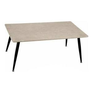 Stolik Czarny Biały Piedra Metal Melamina DM (60 x 45 x 110 cm)