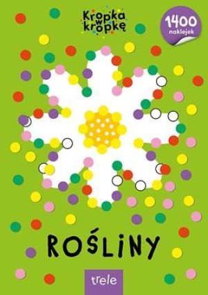 Kropka w kropkę naklejki rośliny