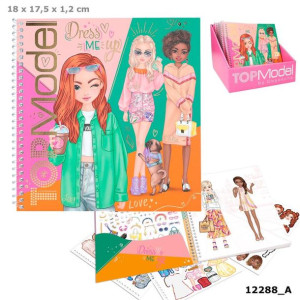 Zestaw dress me up z naklejkami Top Model