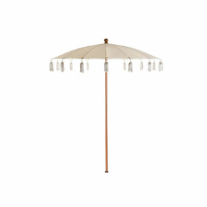 Slnečník DKD Home Decor Beżowy Metal Brązowy Bawełna (170 x 170 x 230 cm)