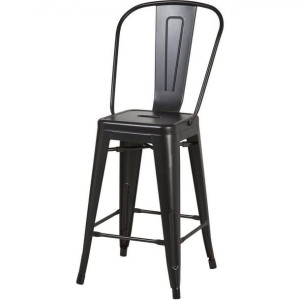 Taboret Mecano Czarny (30,5 x 30,5 x 61 cm) (2 Sztuk)