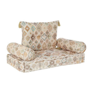 Záhradná stolička DKD Home Decor Beżowy Bawełna (90 x 50 x 55 cm)