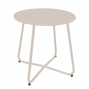 Stolik Luna Stal Taupe 45 x 45 cm