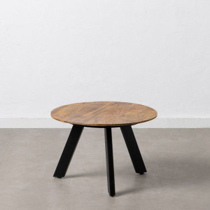 Stolik Drewno Żelazo 60 x 60 x 40 cm