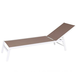 Zasklená veranda Thais 199 x 61 x 30 cm Taupe Biały