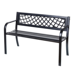 Ława Viko 115 x 51 x 74 cm Czarny Stal Ogród