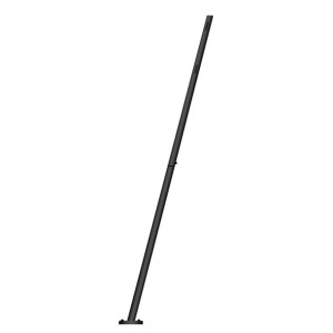 Podstawa pod parasol 4,5 x 250 cm Czarny Stal