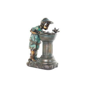 Fontanna Ogrodowa DKD Home Decor Brąz Żywica Dziecko (40 cm)