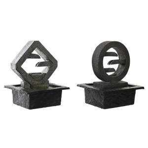 Fontána DKD Home Decor 21 x 19 x 26 cm Żywica Nowoczesny (2 Sztuk)