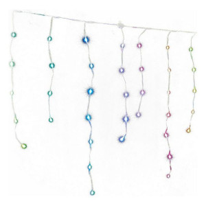 Zasłona z Lampek LED Icicle Wielokolorowy (300 x 70 cm)