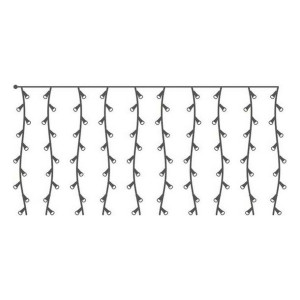 Zasłona z Lampek LED EDM Easy-Connect 1,8 W Ciepła Biel (2 x 1 m)
