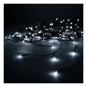 Zasłona z Lampek LED EDM Icicle Easy-Connect Biały (200 x 50 cm)