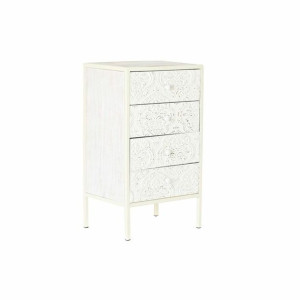 Komoda DKD Home Decor Jodła MDF Biały Arabia (45 x 34 x 78 cm)
