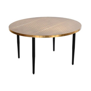 Stolik DKD Home Decor Metal Drewno Glamour (85 x 85 x 45 cm)