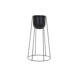 Doniczka DKD Home Decor Czarny Metal (33 x 33 x 61 cm)