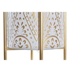 Zestaw garnków DKD Home Decor Złoty Metal Biały Arabia (35 x 35 x 58 cm)