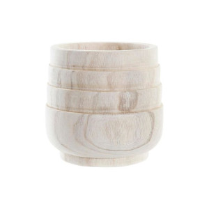 Doniczka DKD Home Decor Naturalny Brązowy 17 x 17 x 16 cm Boho