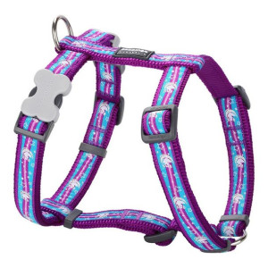 Szelki dla psa Red Dingo Style Jednorożec 30-48 cm