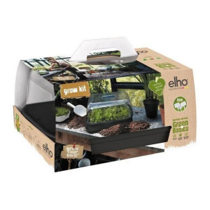Growing Set Elho Green Basics Taca Prostokątny Czarny