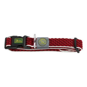 Obroża dla psa Hunter Basic Nici Czerwony Rozmiar S (30-43 cm)