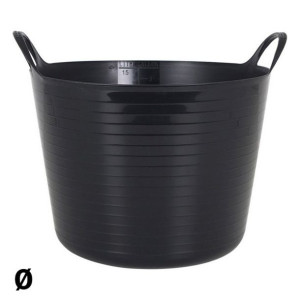 Plastikowy koszyk wielofunkcyjny Flexy Czarny