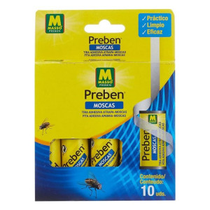 packa na muchy Massó Taśma przylepna 10 Sztuk