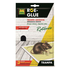 Rodentycydy Massó Roe-glue Pudełko z pułapką na klej