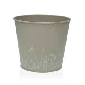Doniczka Versa Zink Szary Metal (16 cm)