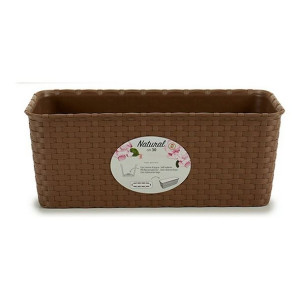 Donica Balkonowa Stefanplast 73602 Brązowy 13 x 11 x 28,5 cm PVC