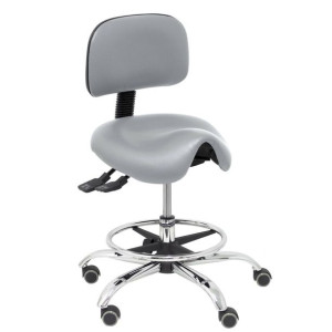 Taboret Zarza P&C P40CRRP Jasnoszary