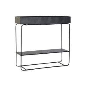 Doniczka DKD Home Decor Duży Matowy Czarny Metal Loft (80 x 25 x 76 cm)