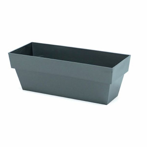 Donica Balkonowa Plastiken Limited Antracyt (10 x 25 cm)