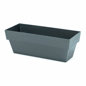 Donica Balkonowa Plastiken Limited Antracyt (12 x 30 cm)