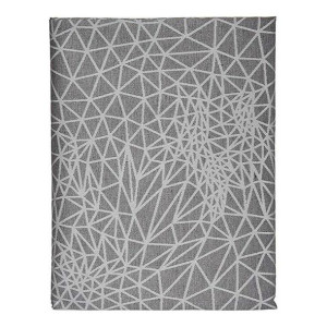 Obrus Jacquard Abstrakcyjny Szary (140 x 180 cm)
