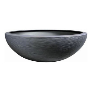 Doniczka EDA Graphit Washbasin Plastikowy Ciemny szary (Ø 59 x 21 cm)