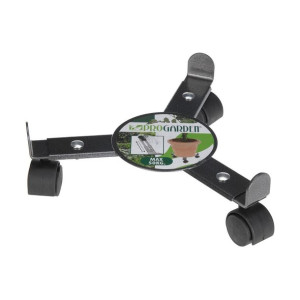 Drewniany Wózek pod Doniczki Ajustable Szary Metal (30 cm)