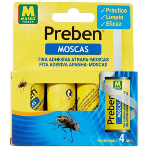 packa na muchy Massó Taśma przylepna 4 Sztuk