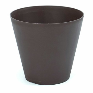 Doniczka Plastiken Brąz Ø 22 cm
