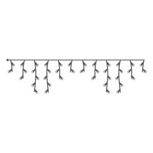 Zasłona z Lampek LED EDM Icicle Easy-Connect Biały 100W (200 x 50 cm)