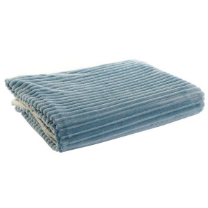 Koc DKD Home Decor 150 x 200 x 2 cm Błękitne niebo Podstawowy