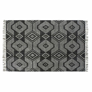 Dywan DKD Home Decor Biały Czarny Bawełna (120 x 180 x 1 cm)