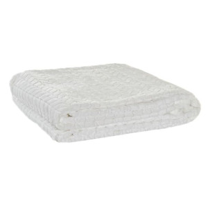 Koc DKD Home Decor Strzały 130 x 170 x 2 cm Kość słoniowa Podstawowy