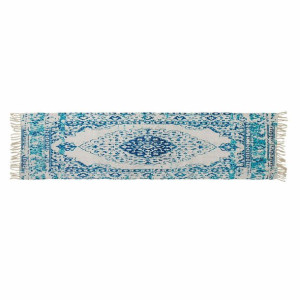 Dywan DKD Home Decor Niebieski Bawełna Chenille (60 x 240 x 1 cm)